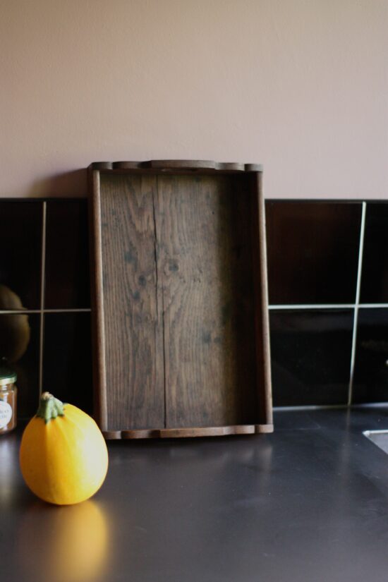 Plateau en bois pour servir le thé ou le café