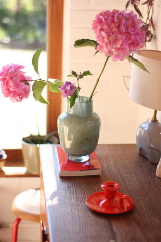 Vase en verre soufflé pour vos beaux bouquets